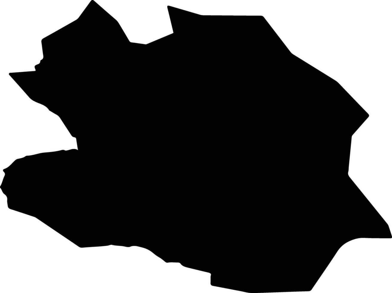 Baghramyan Armenia silhouette map vector