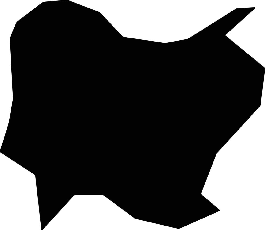 Baharak Afghanistan silhouette map vector