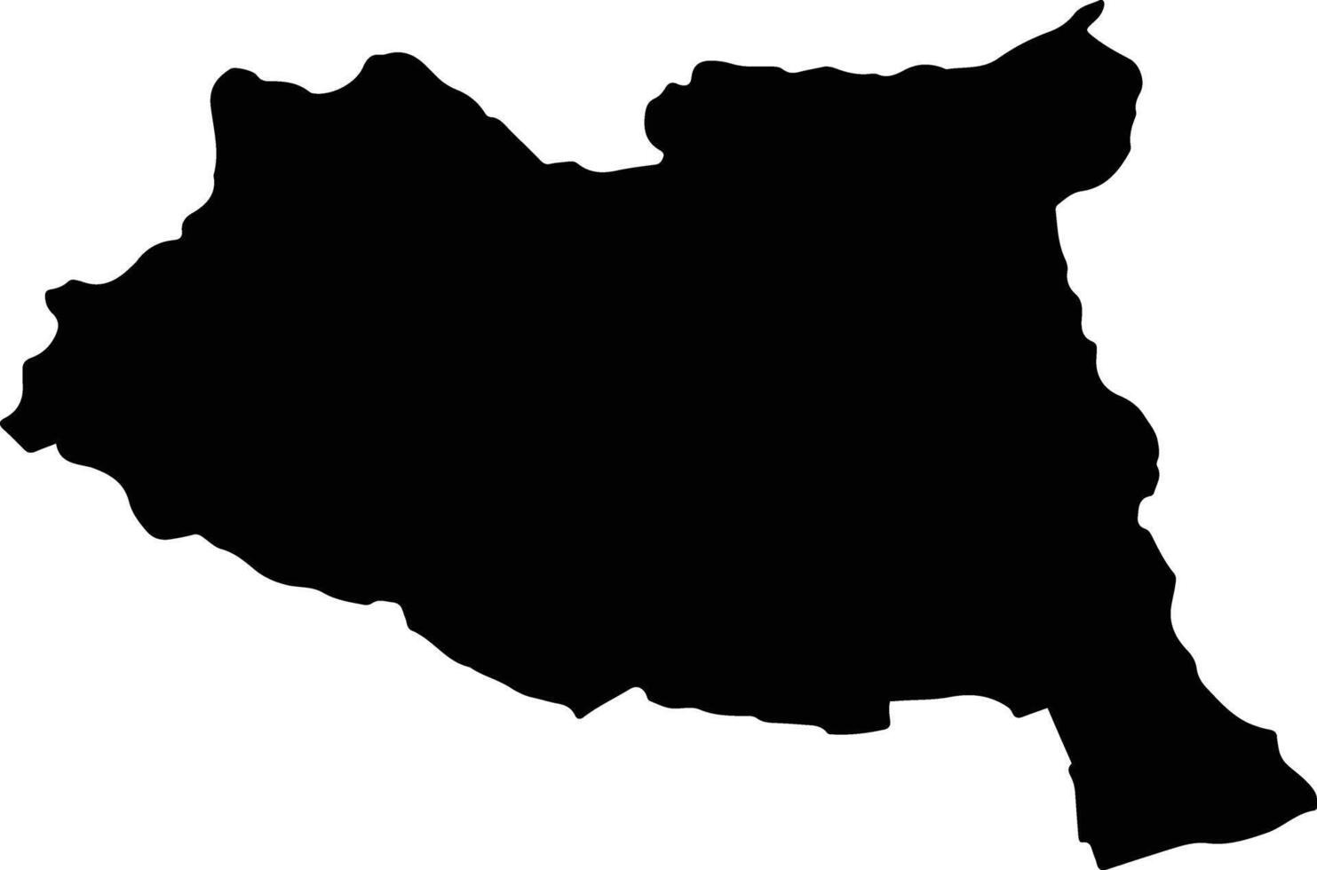 BAICULESTI Romania silhouette map vector