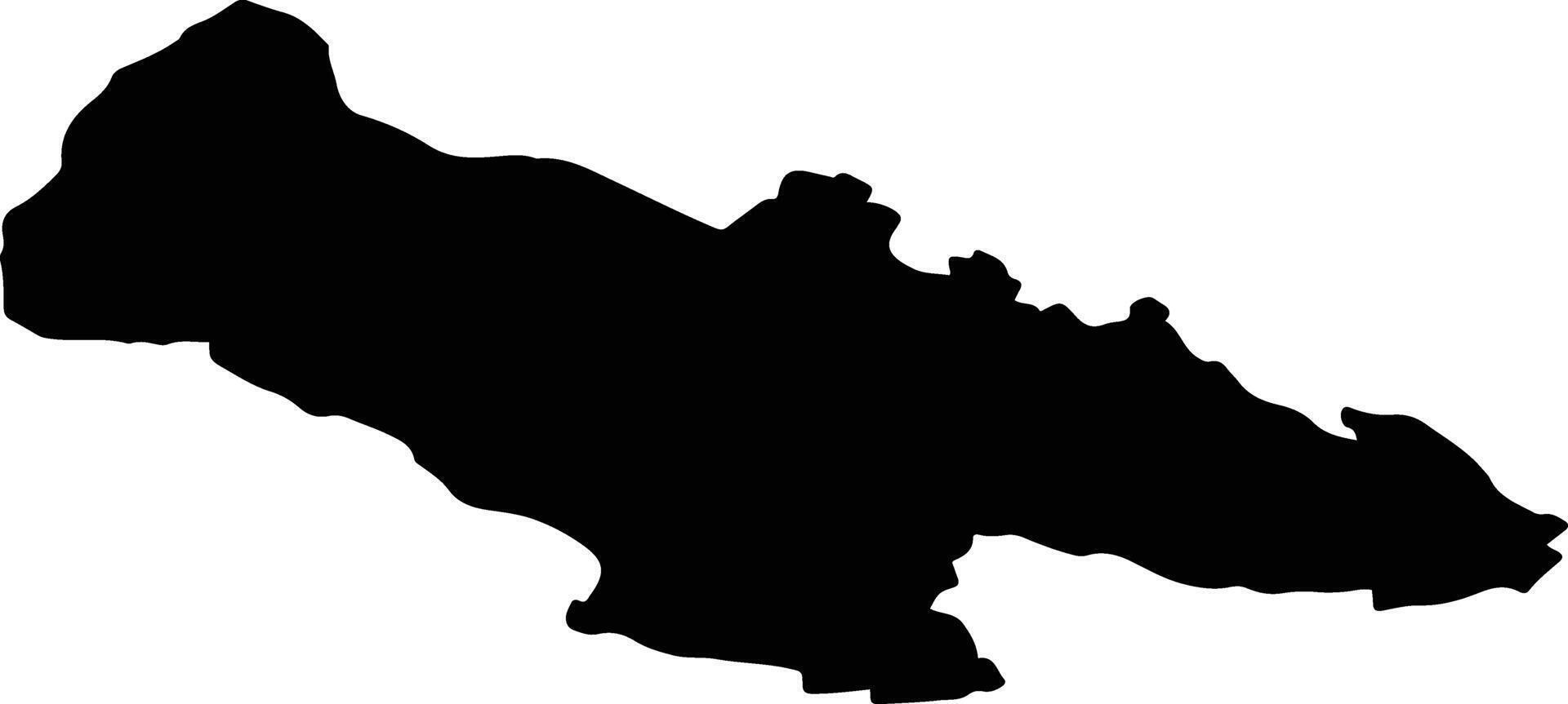 BAITA DE SUB CODRU Romania silhouette map vector