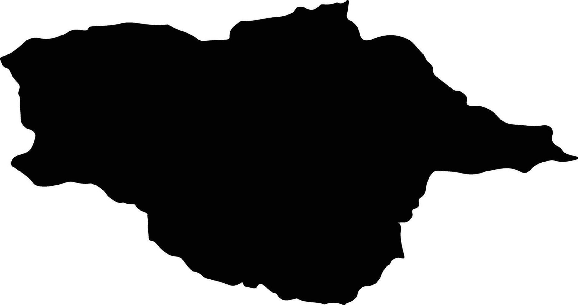 BAIUT Romania silhouette map vector