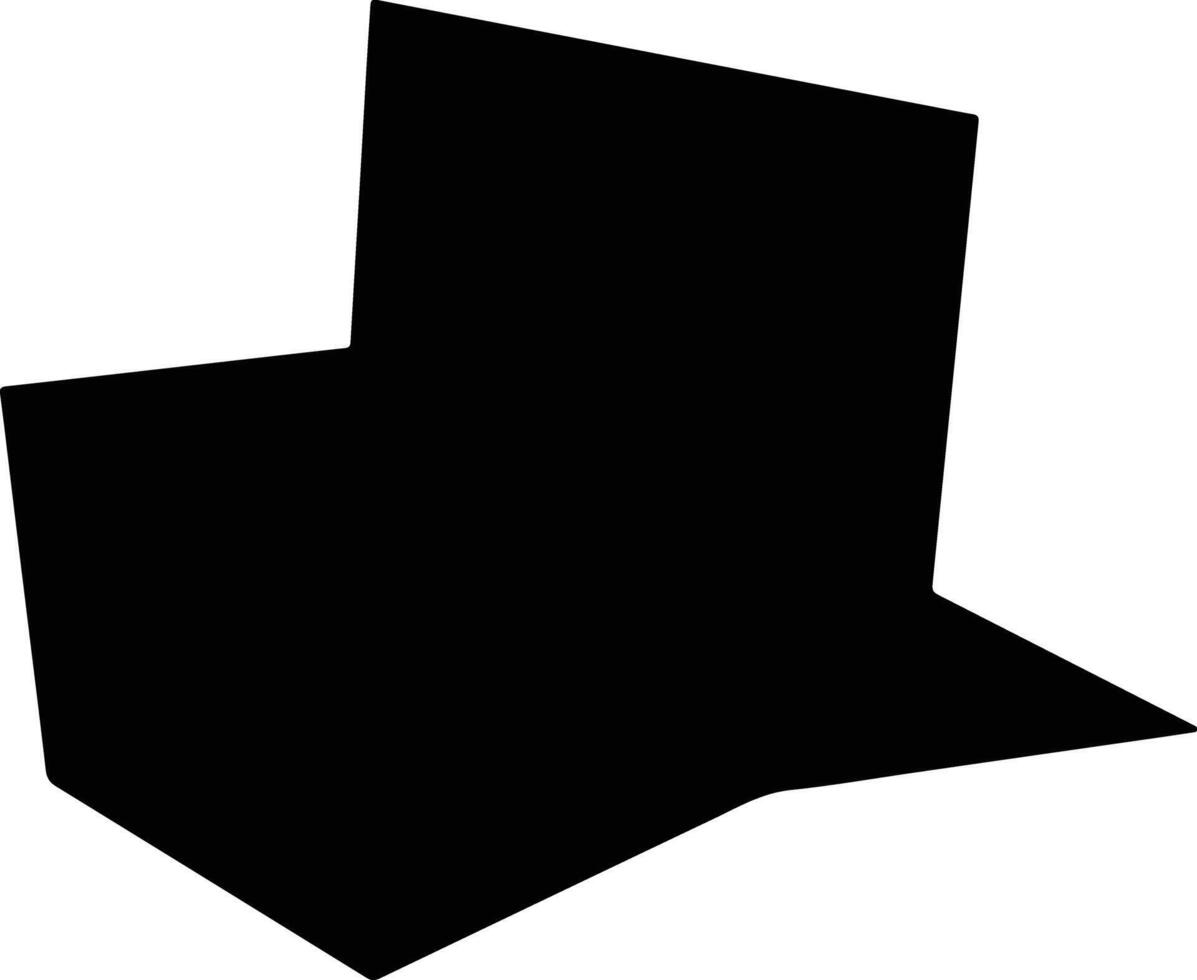 Bakhmach Ukraine silhouette map vector