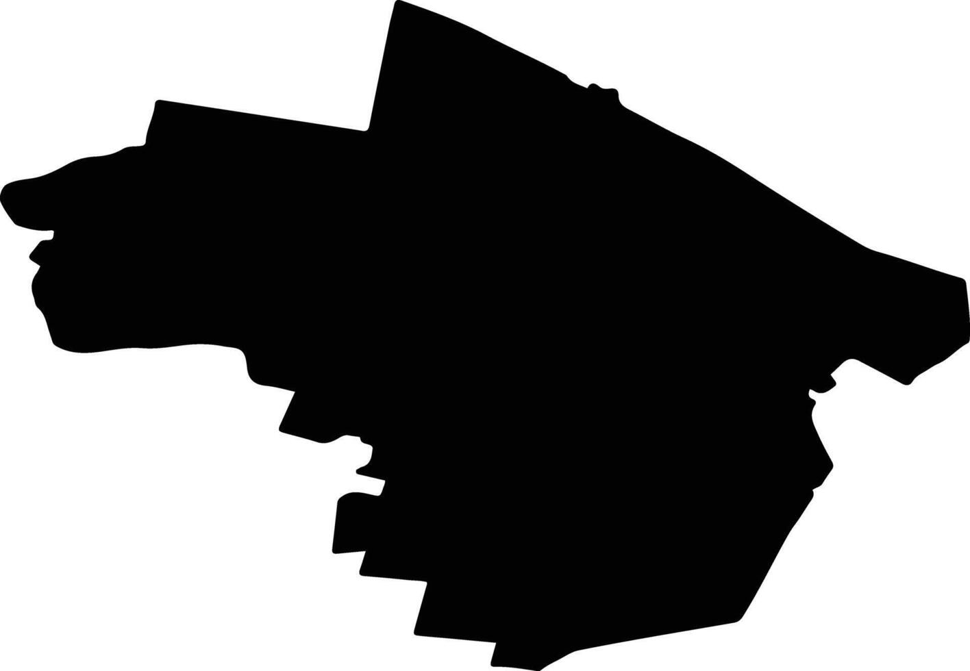 BALACITA Romania silhouette map vector