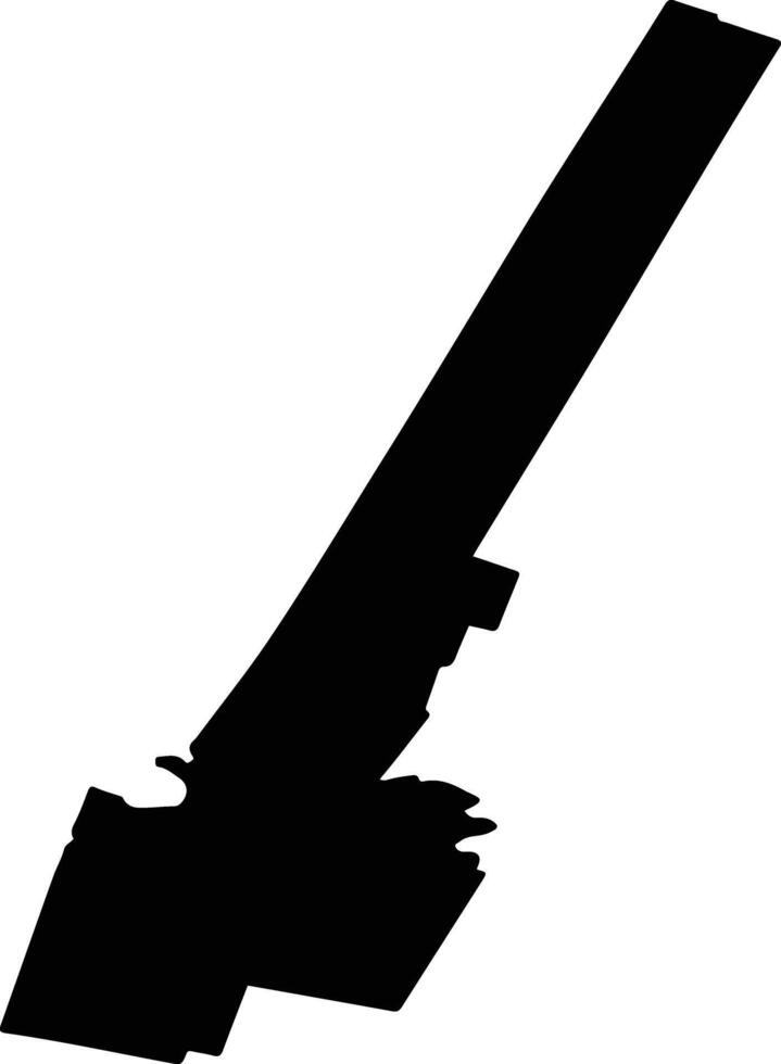 BALACIU Romania silhouette map vector