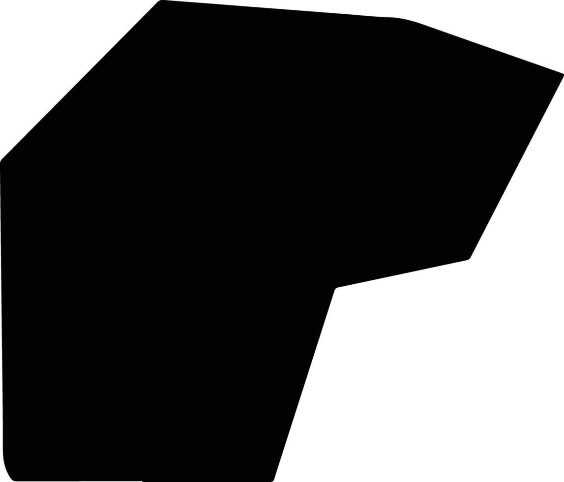 Balakliia Ukraine silhouette map vector