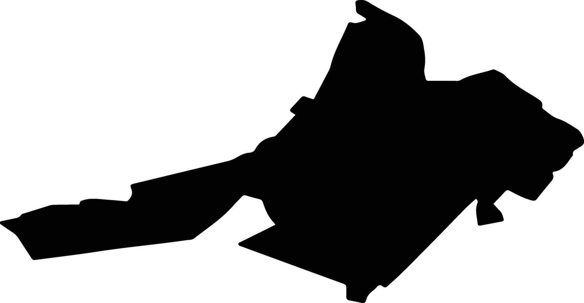 BALDOVINESTI Romania silhouette map vector