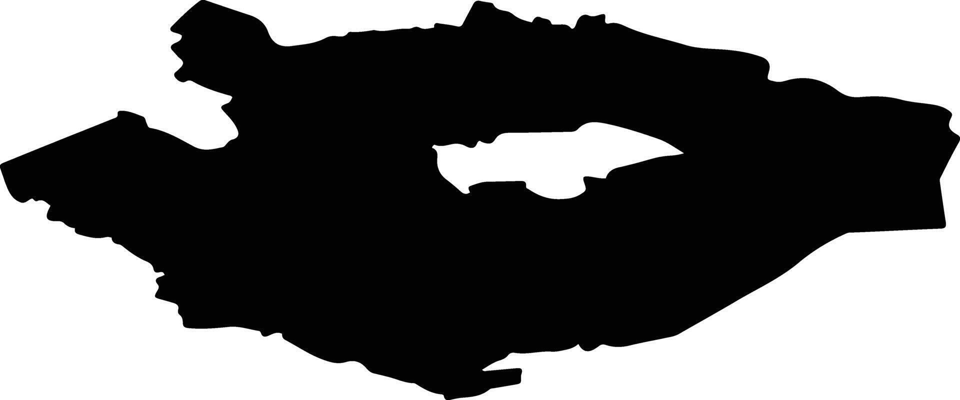 Baldones pag Latvia silhouette map vector
