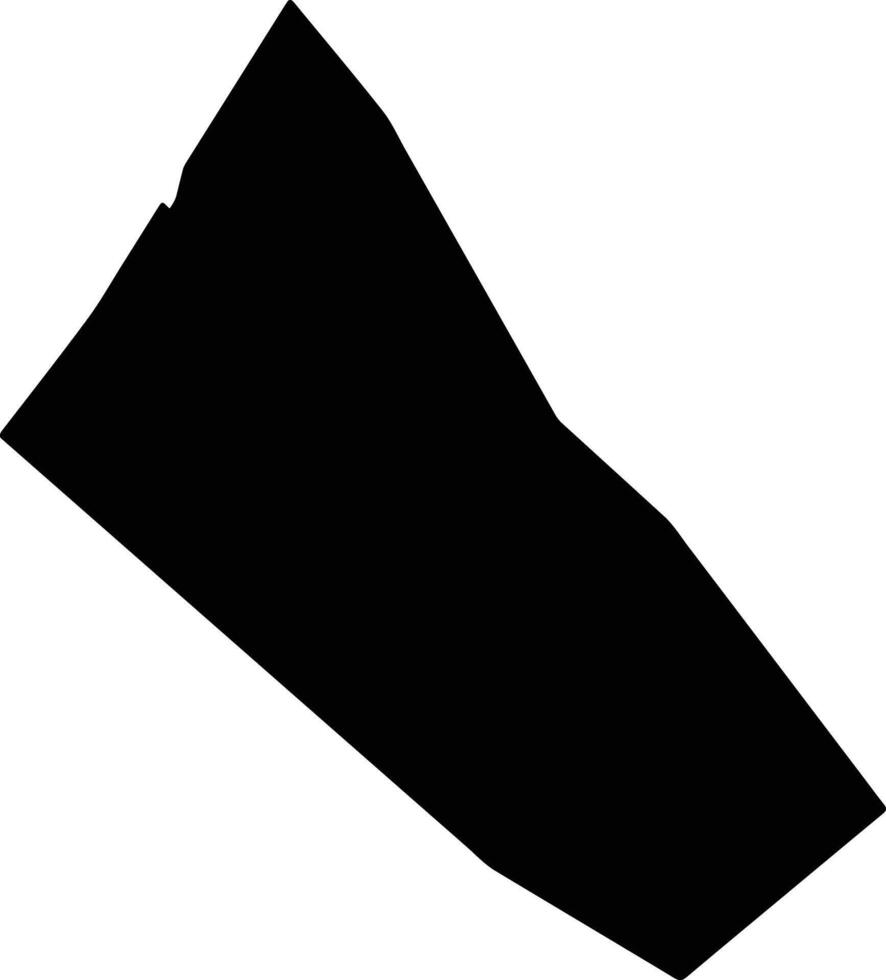 Balha Djibouti silhouette map vector