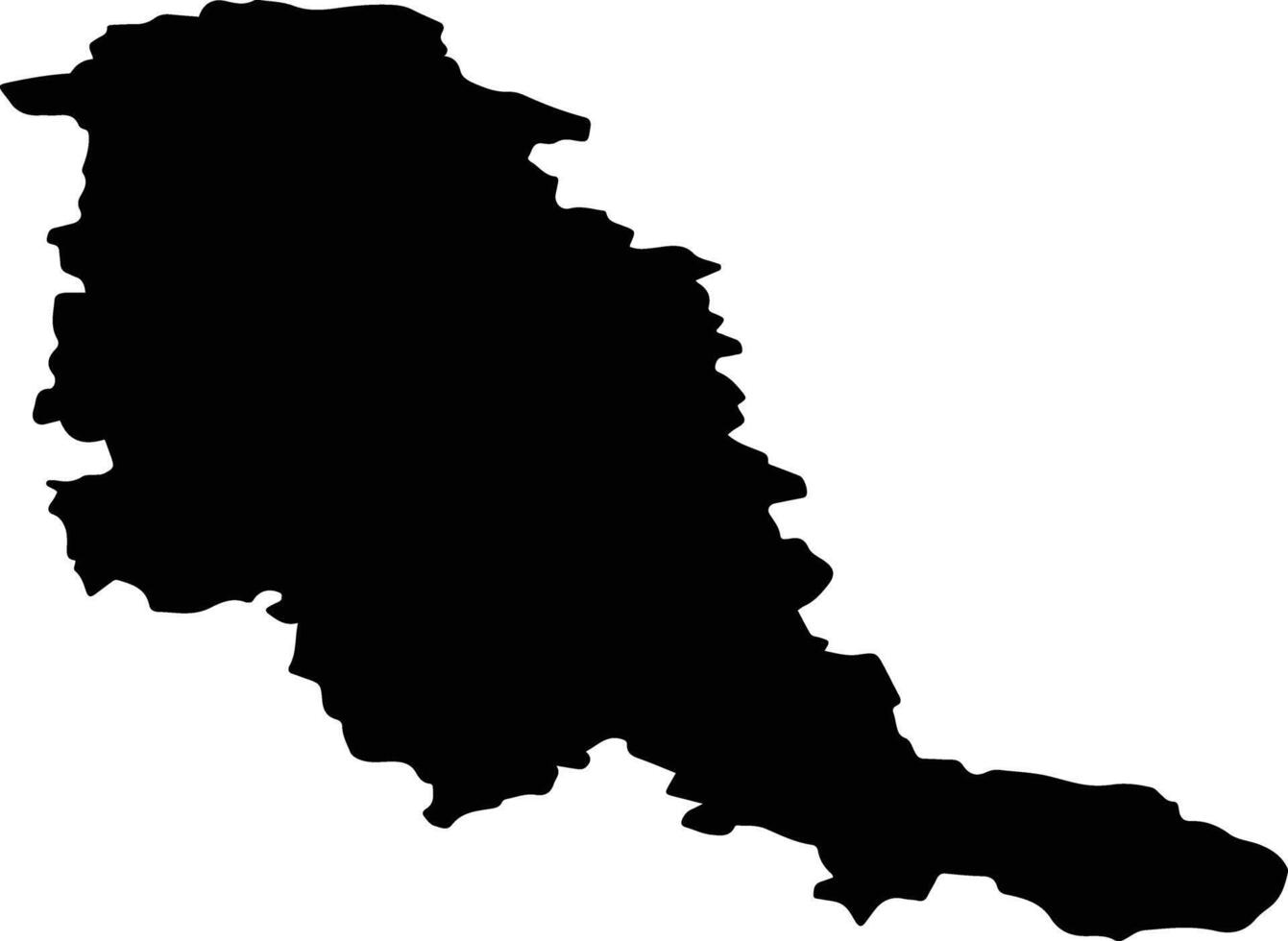 BALLINASLOE LEA 6 Ireland silhouette map vector