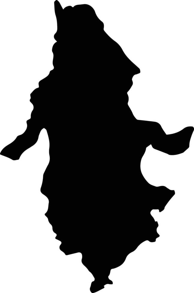 Balqarn Saudi Arabia silhouette map vector
