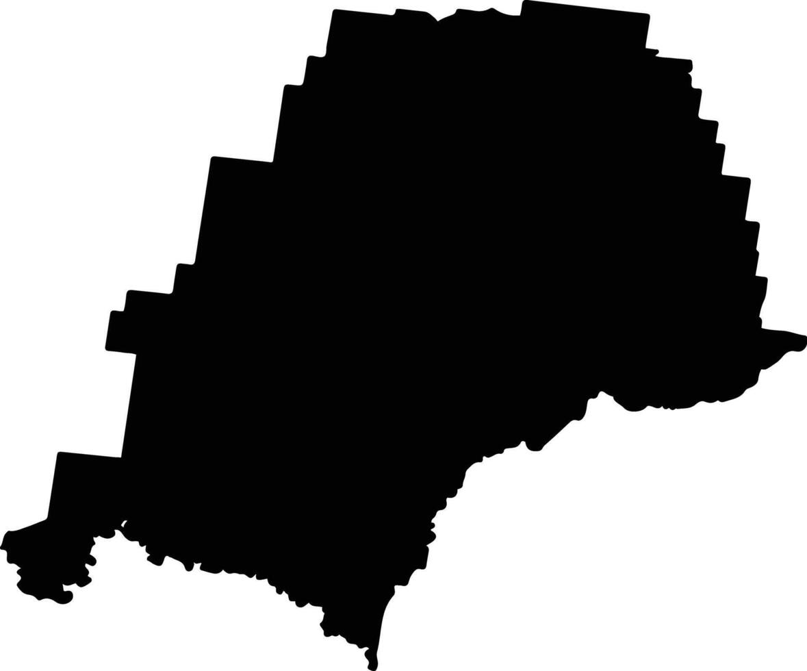 Balranald Australia silhouette map vector