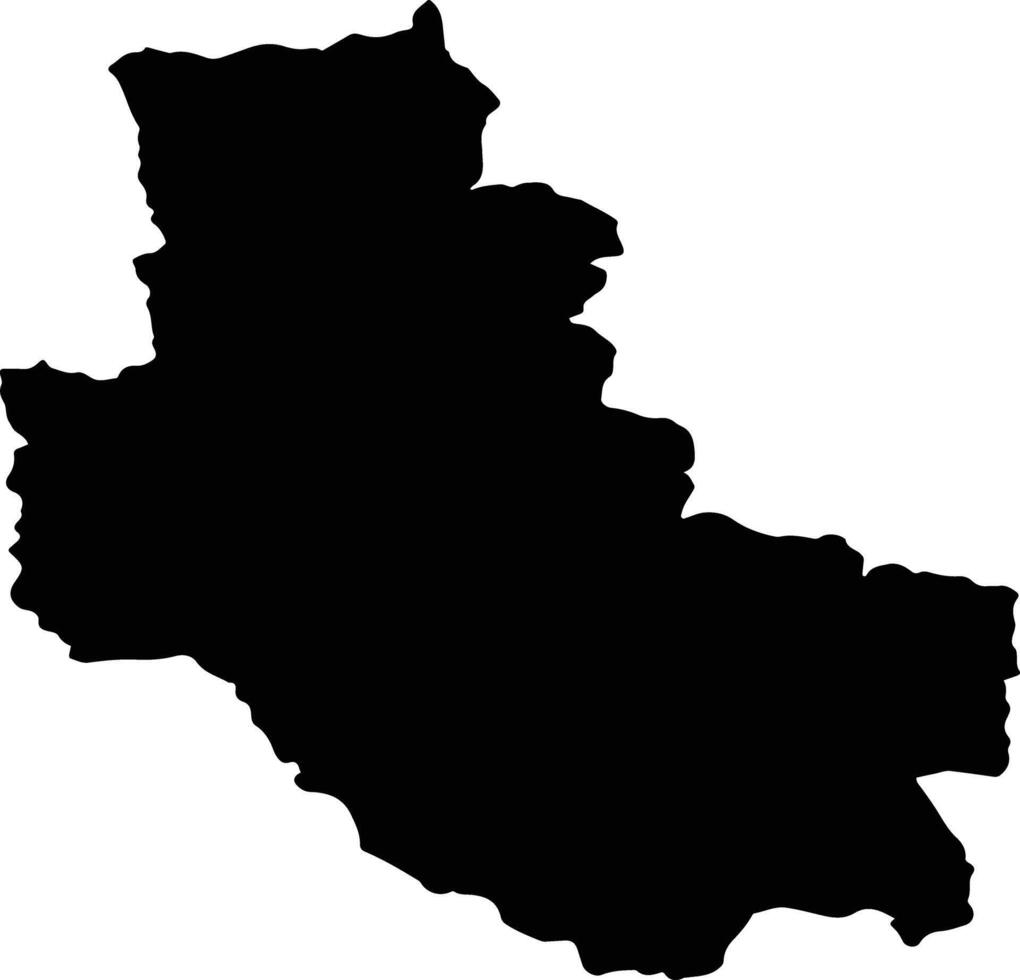 BALSA Romania silhouette map vector