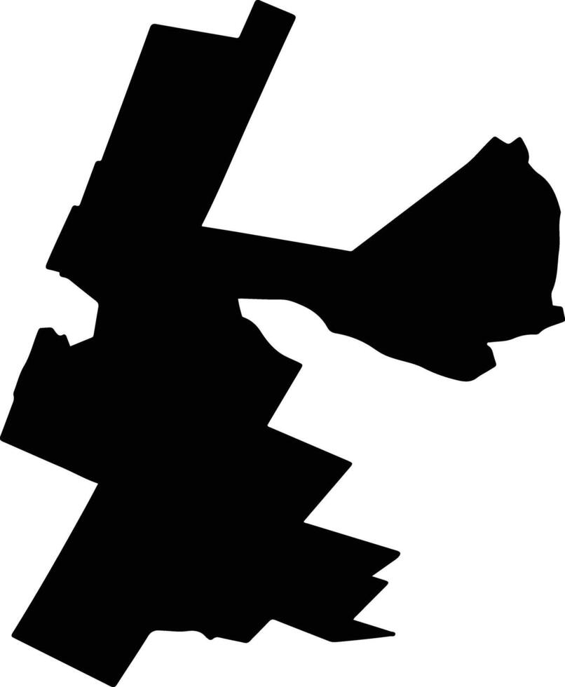 BALTA ALBA Romania silhouette map vector