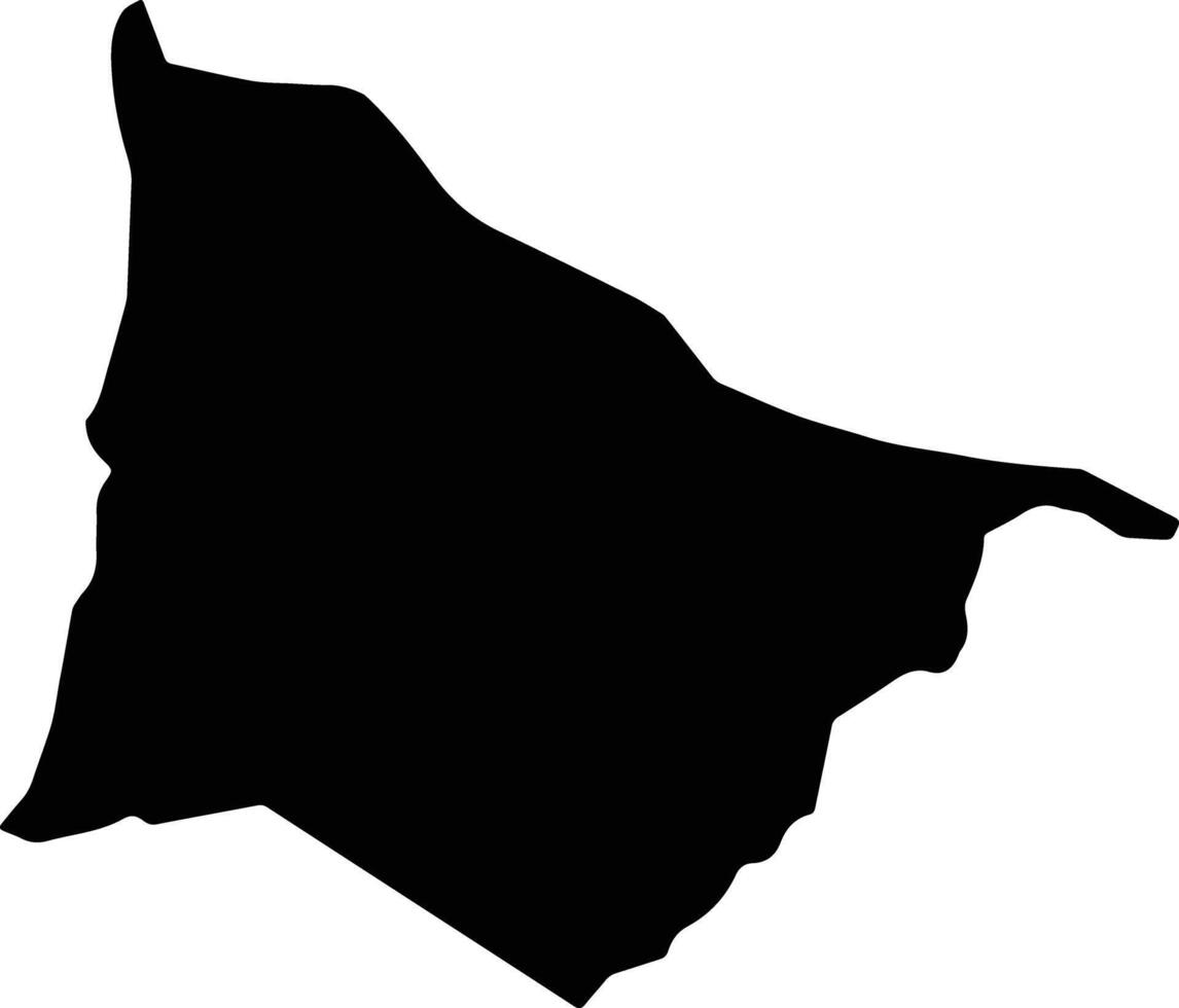 Baltasar Brum Uruguay silhouette map vector