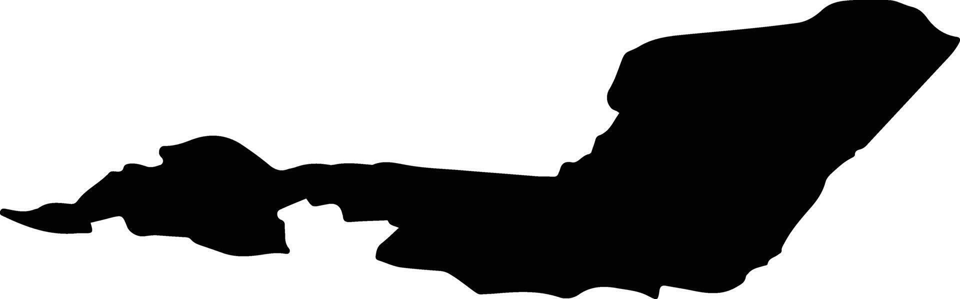 BALTATESTI Romania silhouette map vector