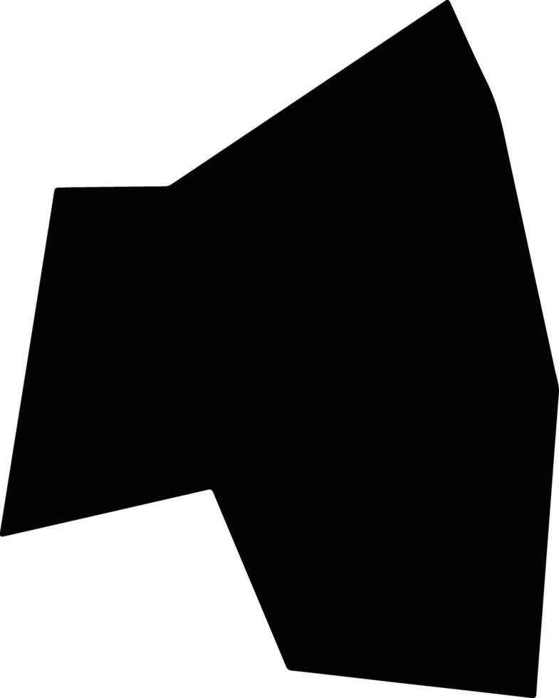 Bamako Mali silhouette map vector