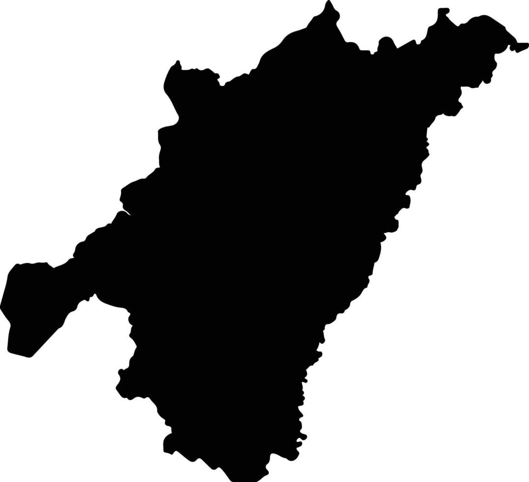 Balzar Ecuador silhouette map vector
