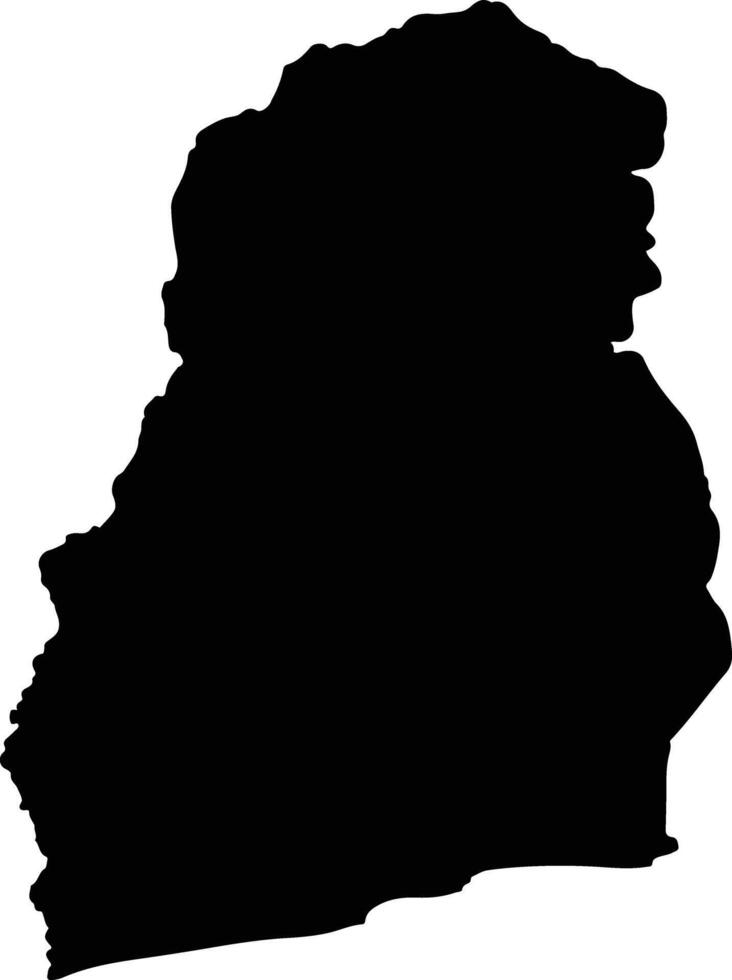 Ban Chang Thailand silhouette map vector