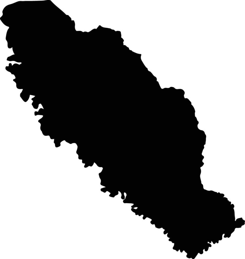 Ban Khwao Thailand silhouette map vector