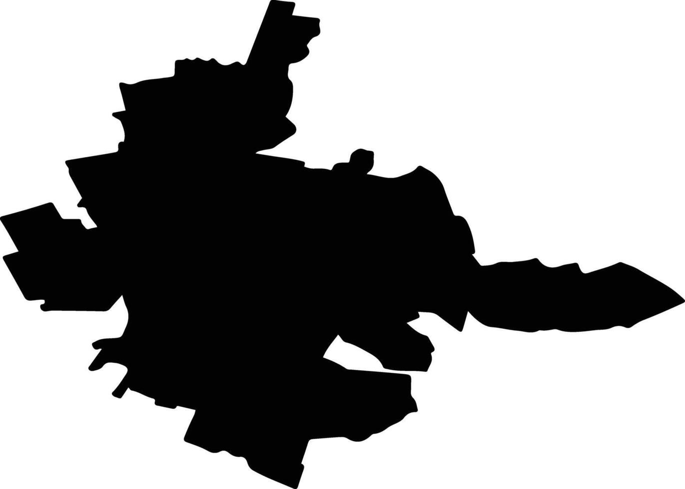 BANCA Romania silhouette map vector