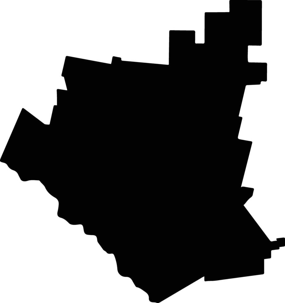 Banda Argentina silhouette map vector