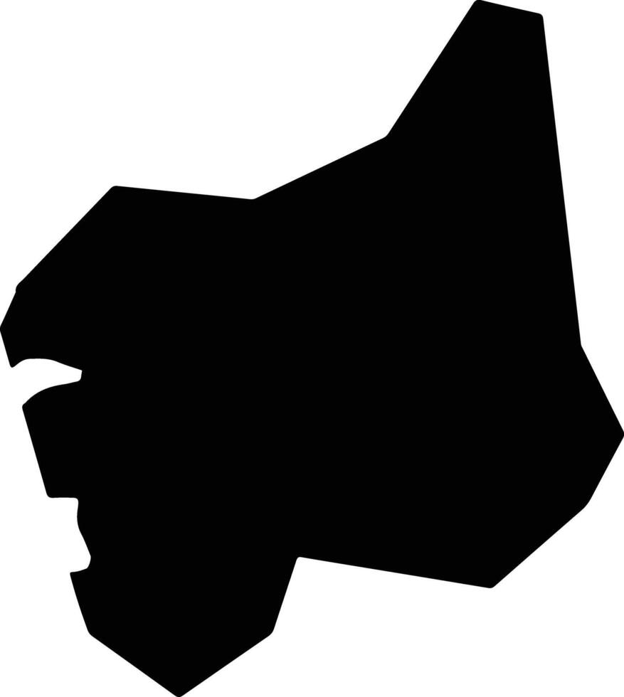 Bandeirante Brazil silhouette map vector
