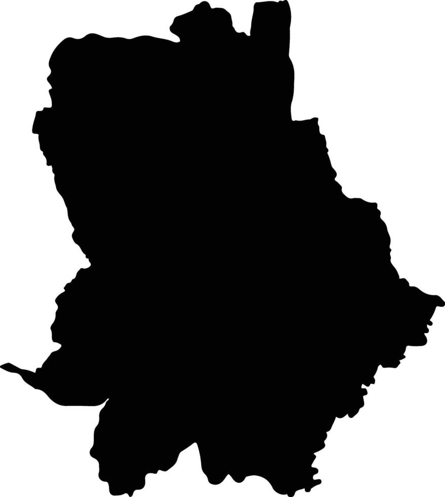 Bang Khan Thailand silhouette map vector