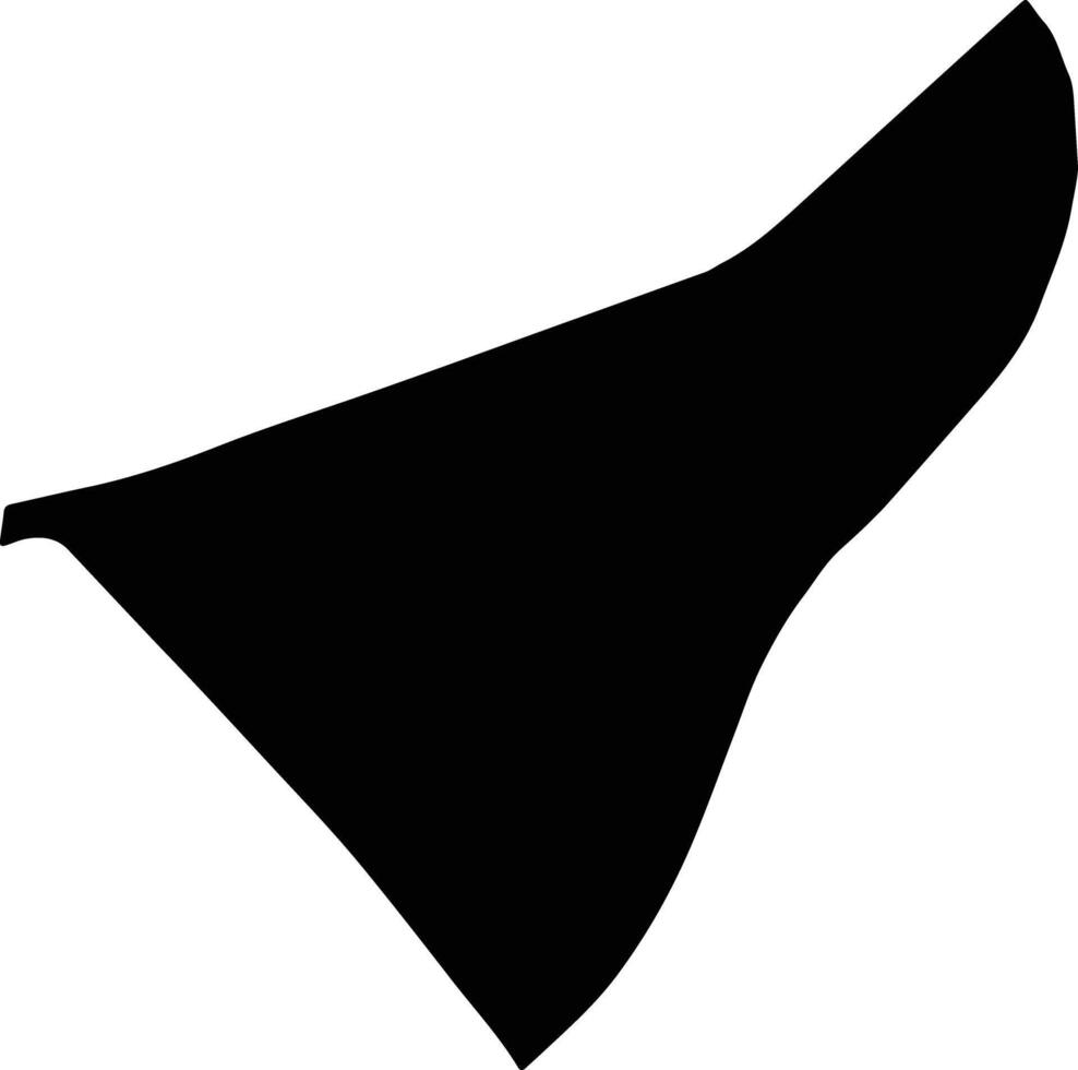Bang Phlat Thailand silhouette map vector