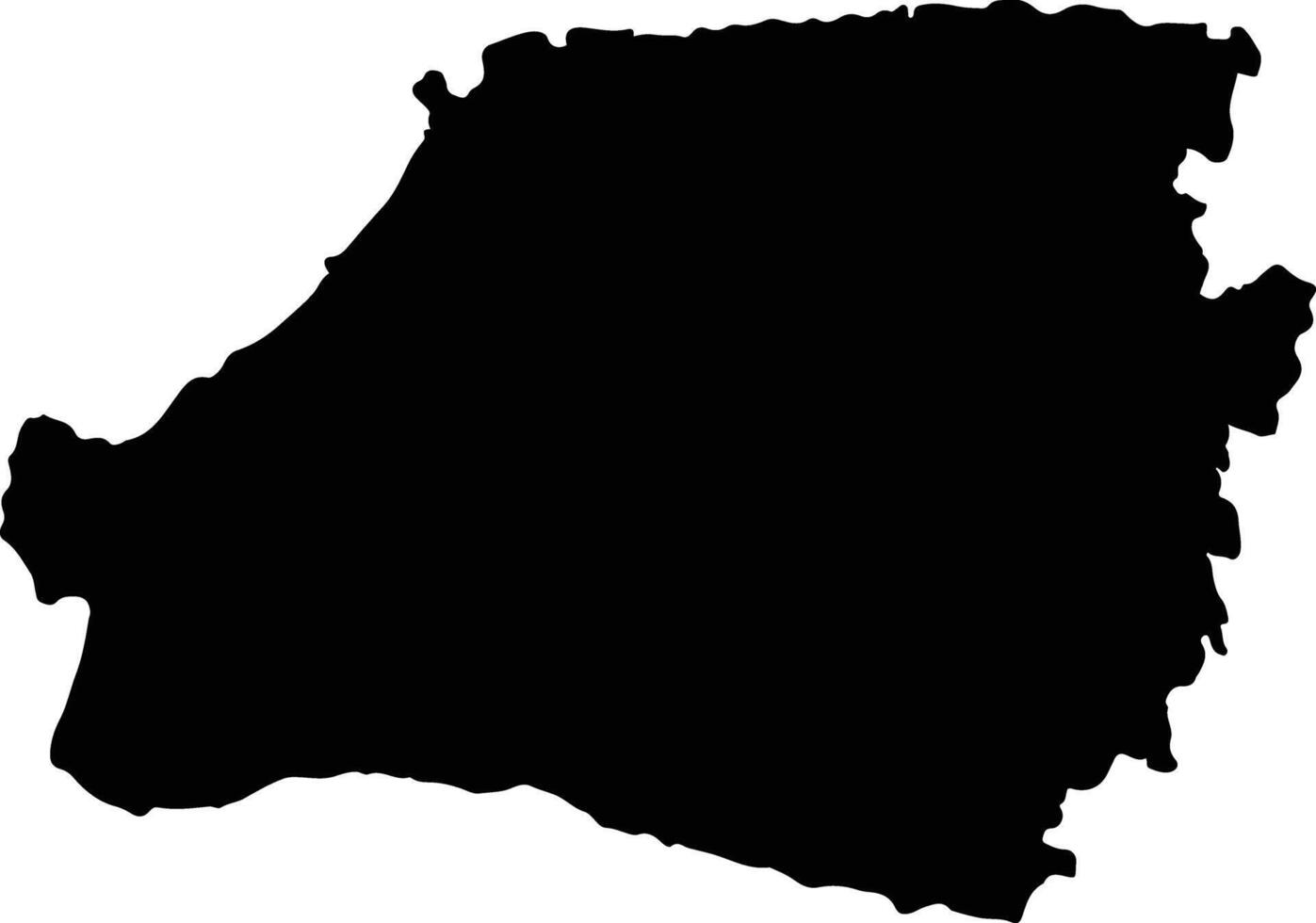 Bangkalan Indonesia silhouette map vector