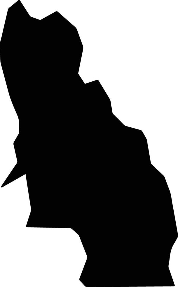 Bani Hasan Saudi Arabia silhouette map vector