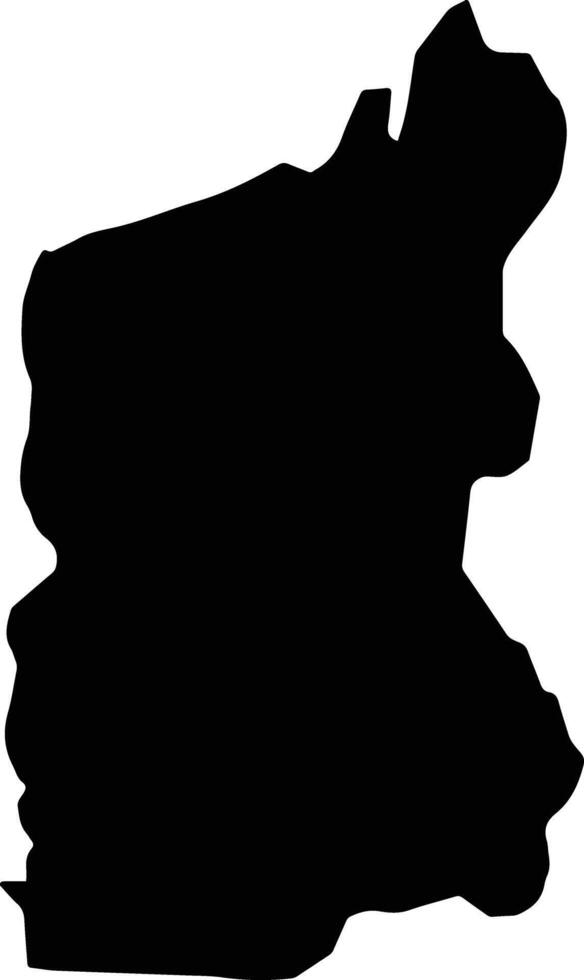 Banteay Srei Cambodia silhouette map vector