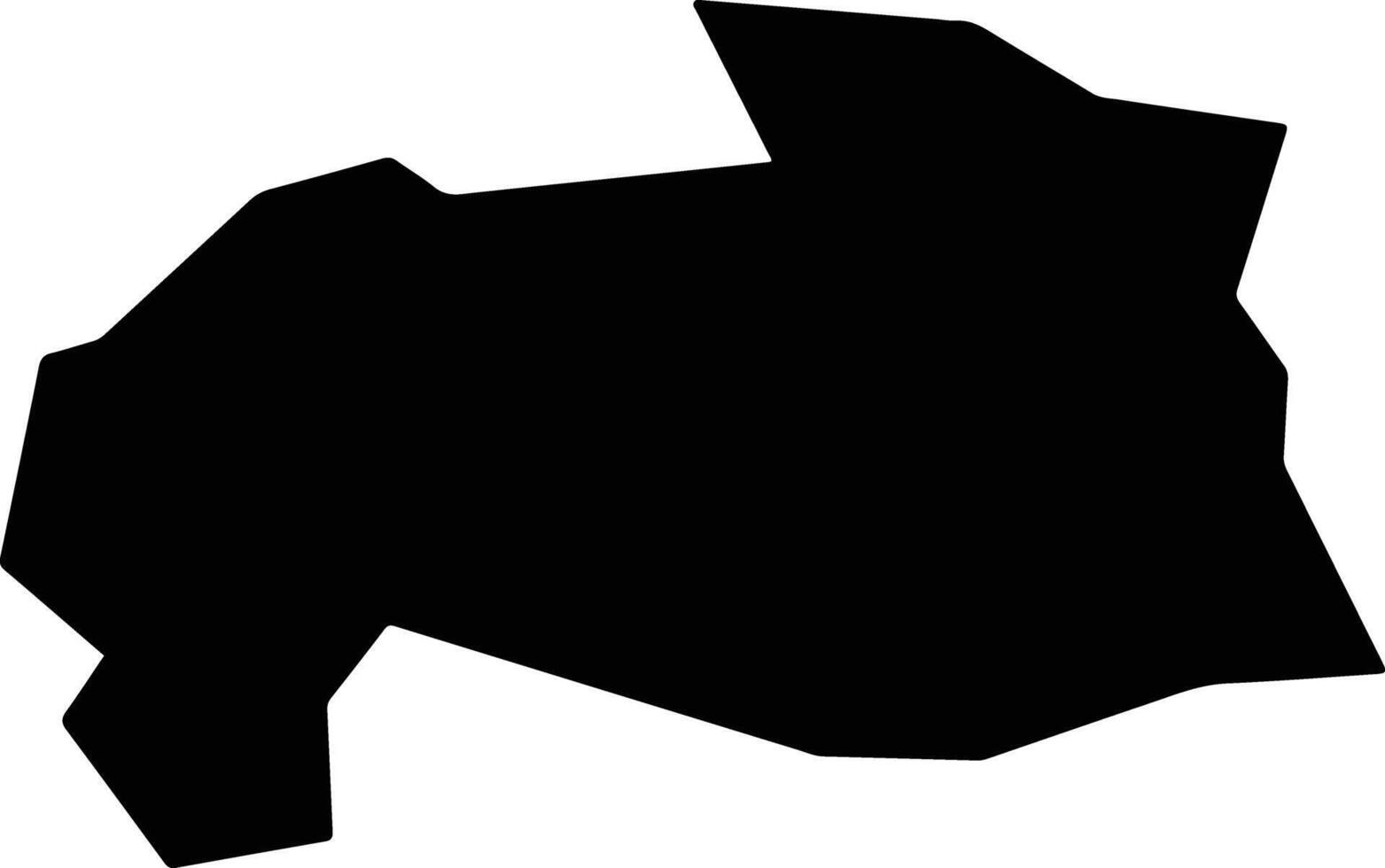 Baraki Barak Afghanistan silhouette map vector