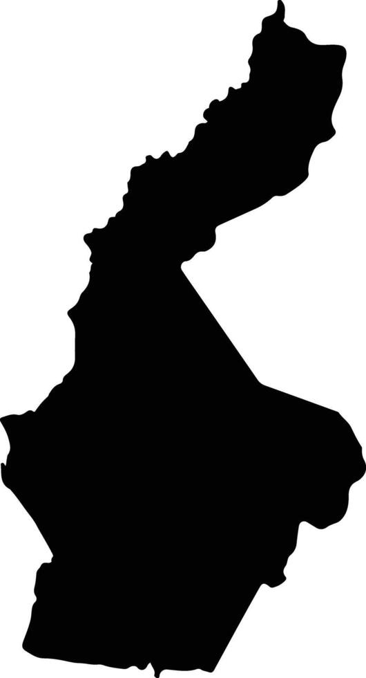 Baralt Venezuela silhouette map vector