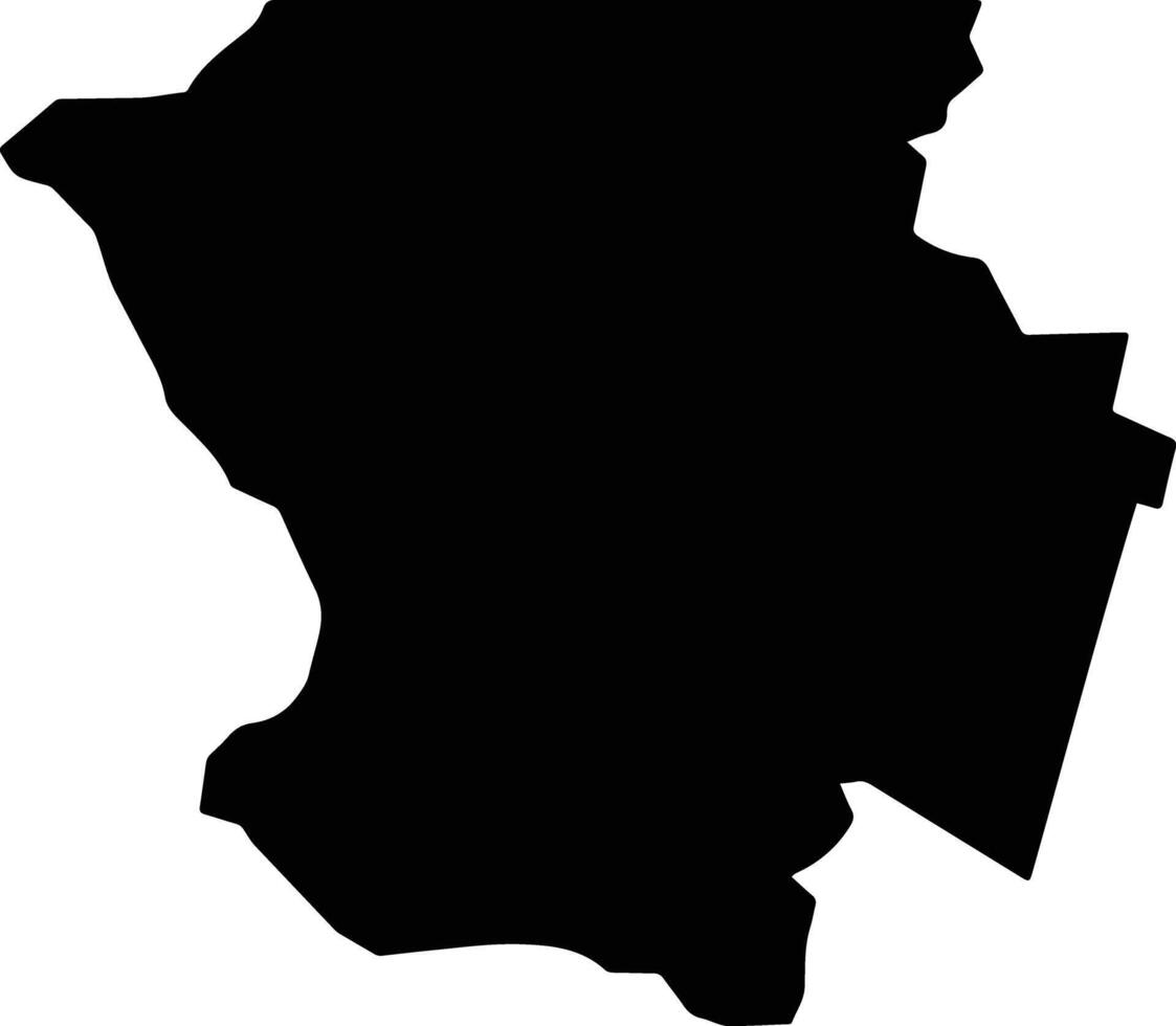 Barillas Guatemala silhouette map vector