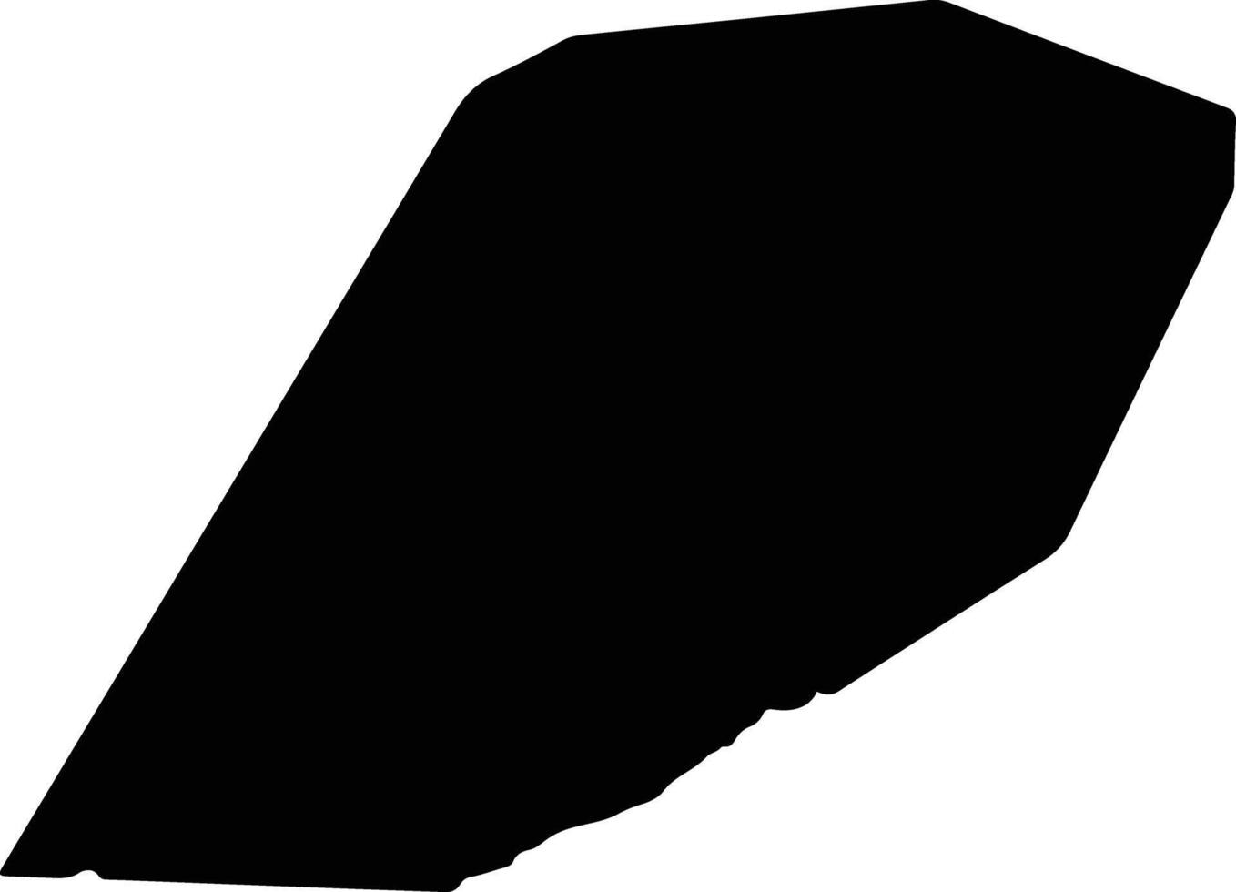 Barolong Botswana silhouette map vector