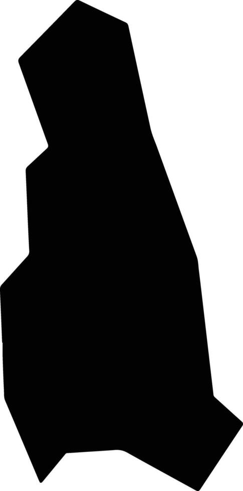 Barra do Rio Azul Brazil silhouette map vector