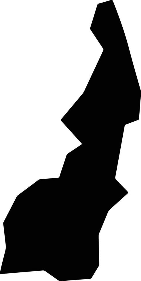 Barra do Rocha Brazil silhouette map vector