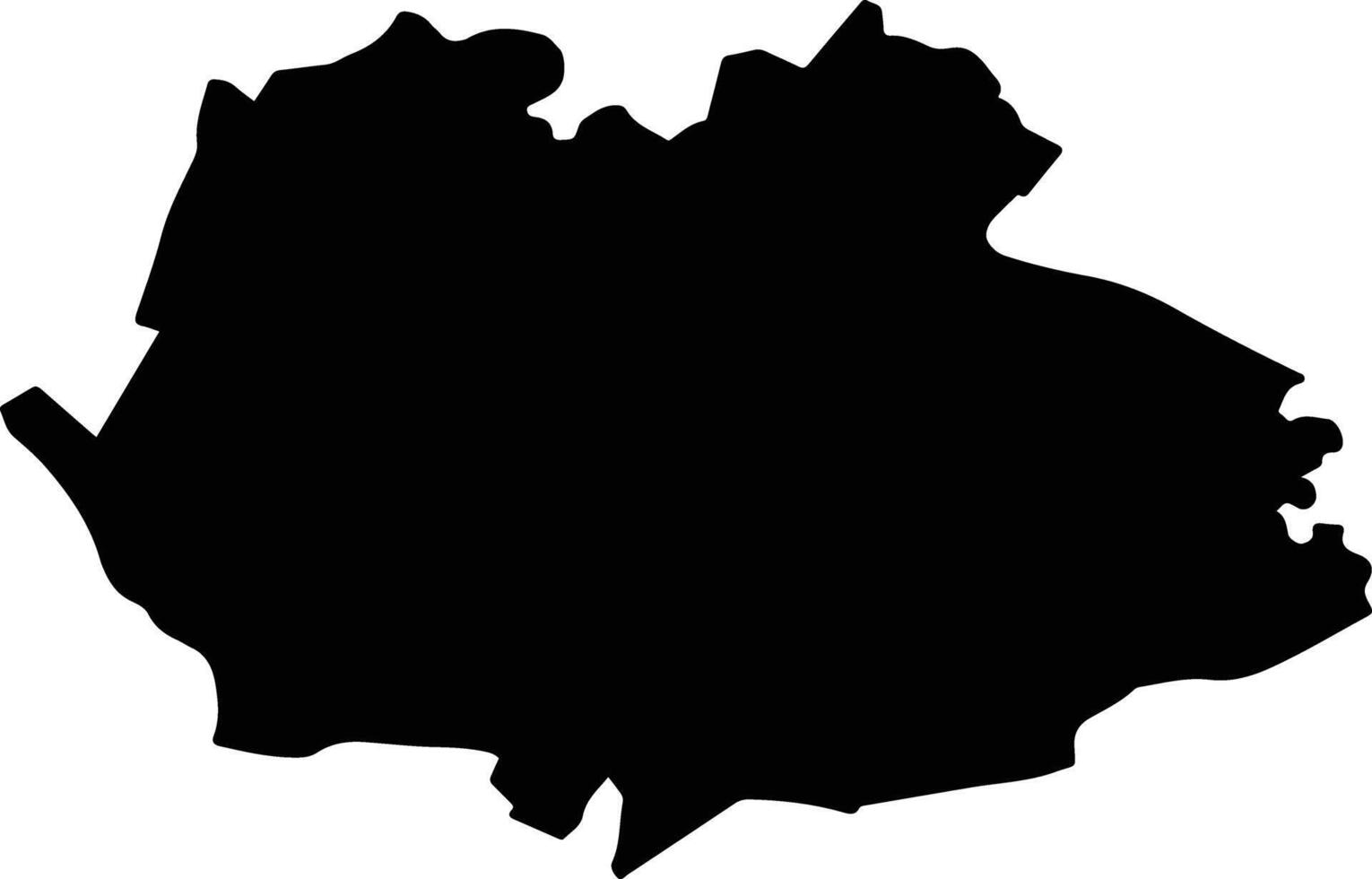 BARSA Romania silhouette map vector