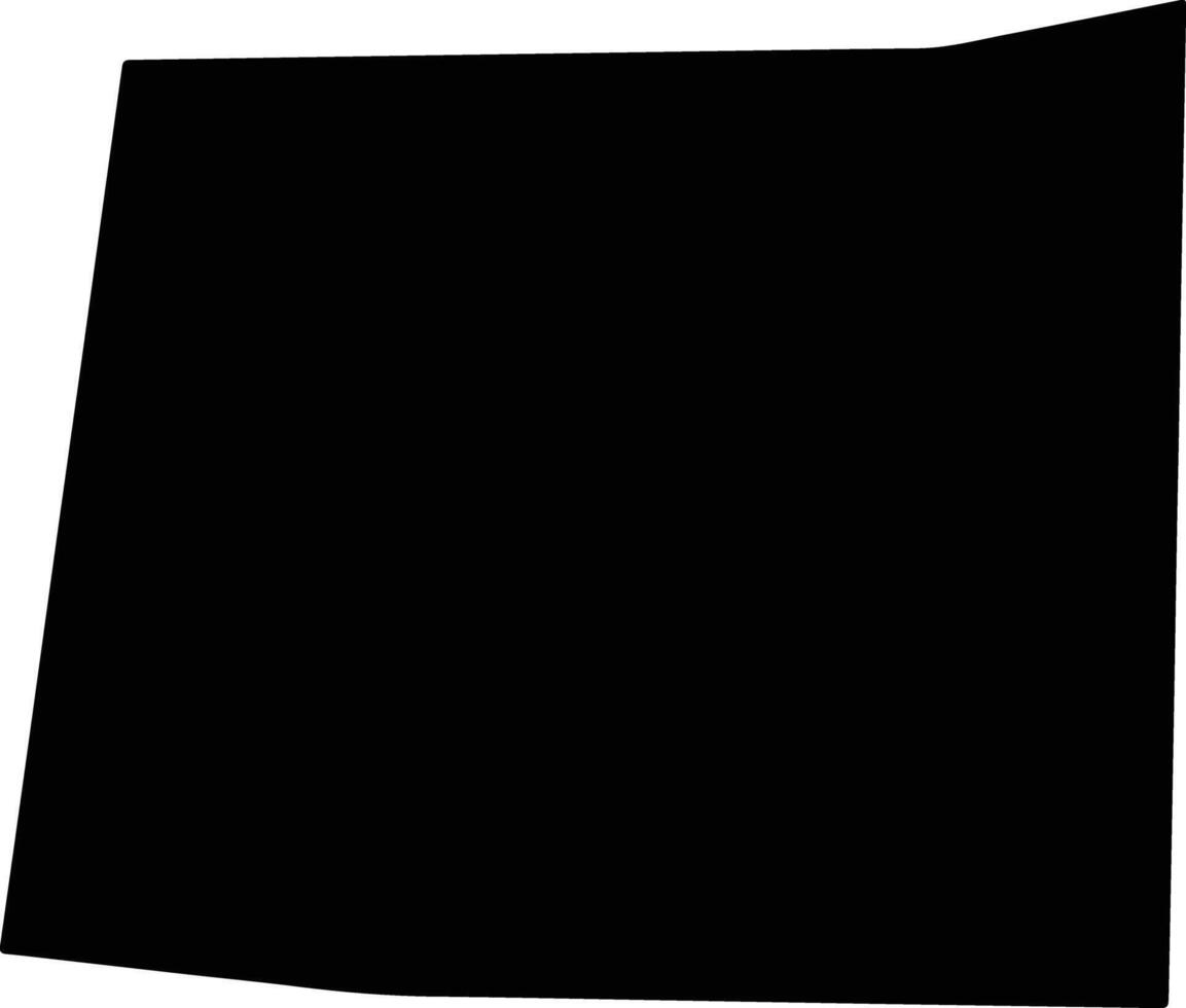 Bartow United States silhouette map vector