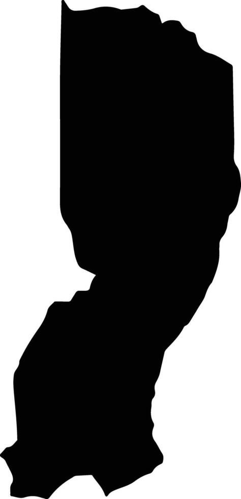 Barva Costa Rica silhouette map vector