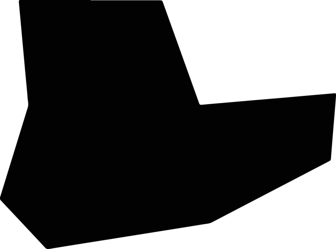 Barvinkove Ukraine silhouette map vector