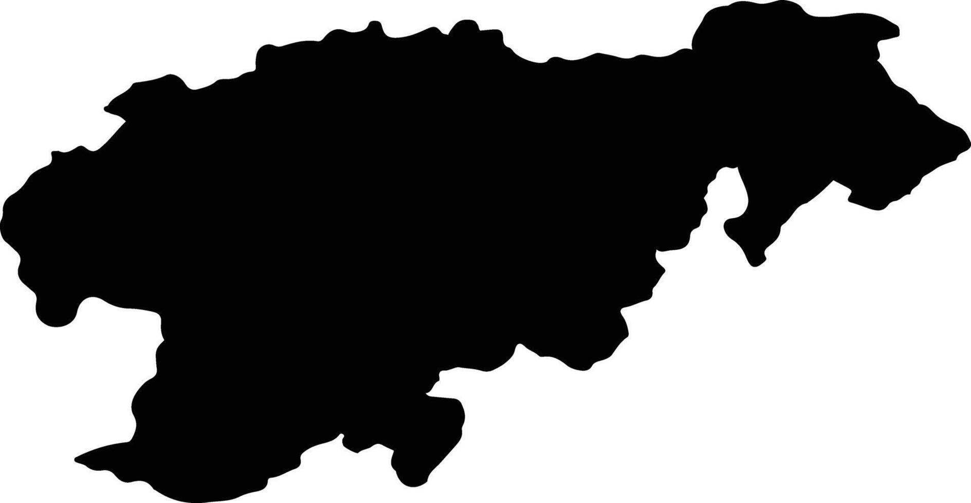 BARZAVA Romania silhouette map vector