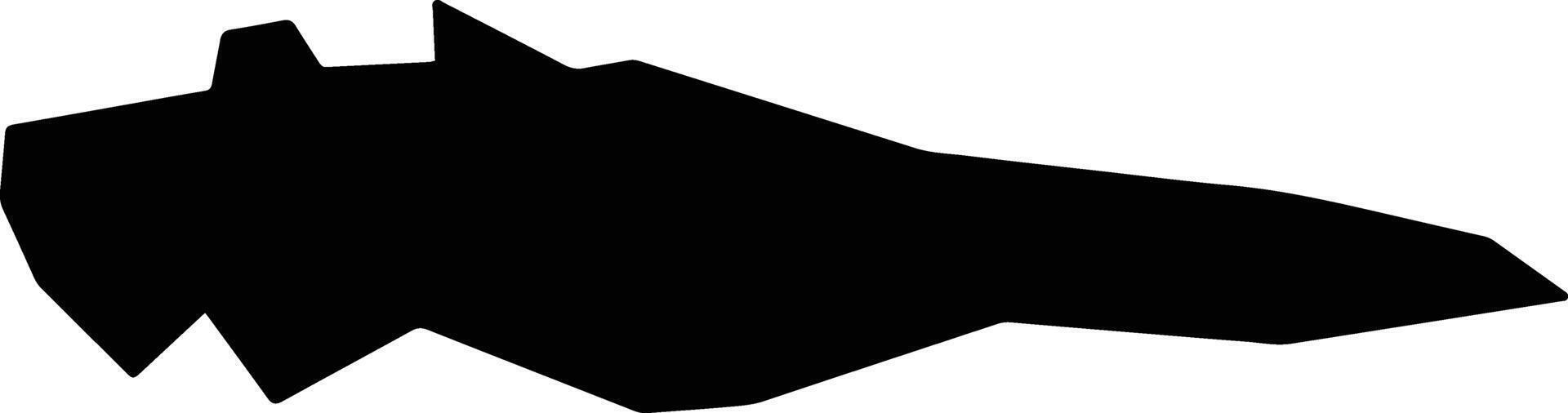Basatin Egypt silhouette map vector