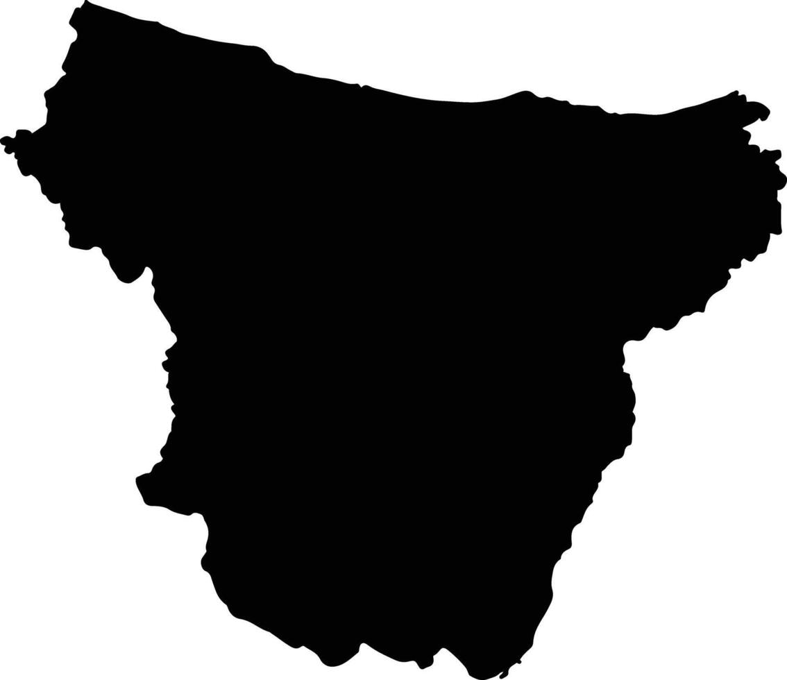 Batang Indonesia silhouette map vector