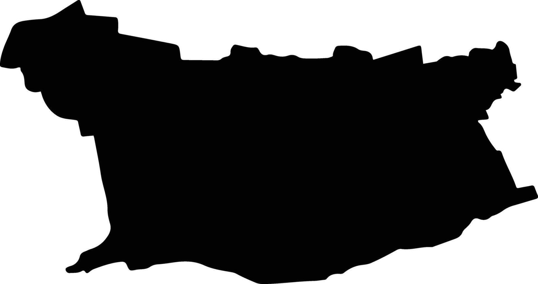 BATAR Romania silhouette map vector