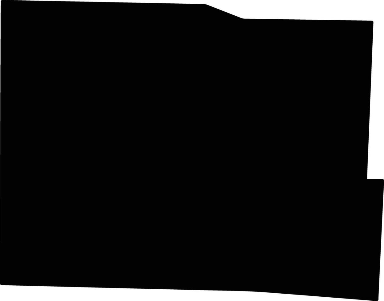 Bates United States silhouette map vector