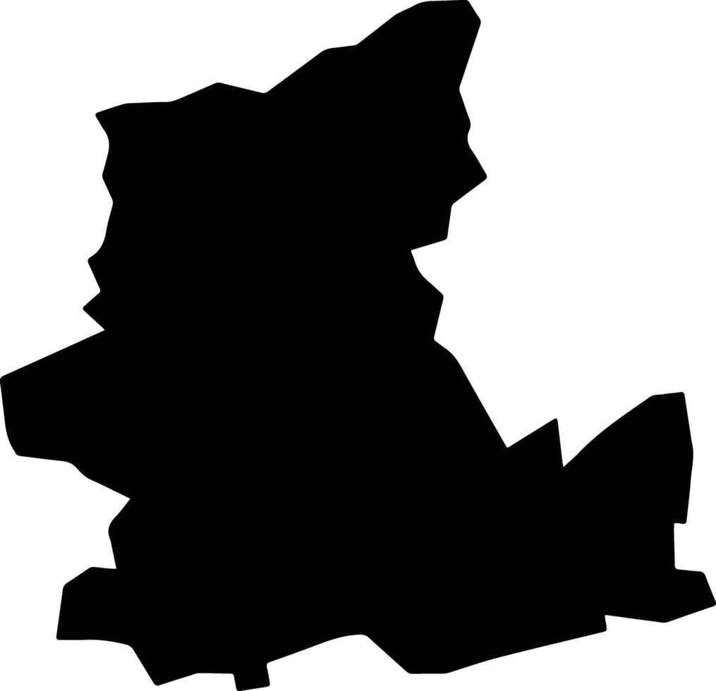 Bauta Cuba silhouette map vector