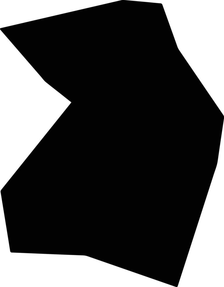 Bayanxongor Mongolia silhouette map vector