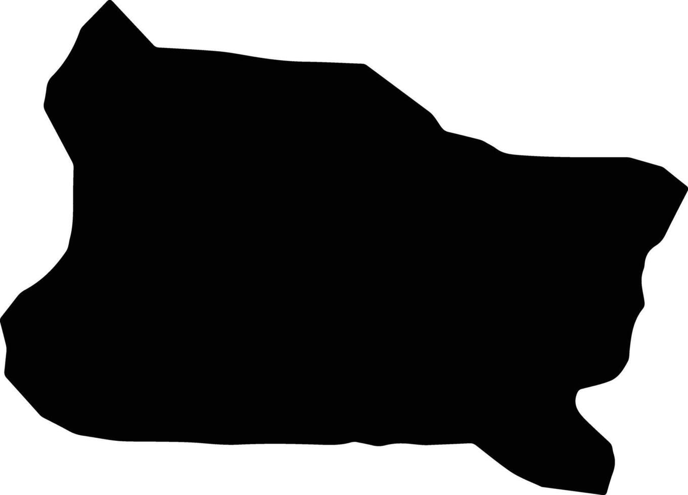 Baykan Turkey silhouette map vector