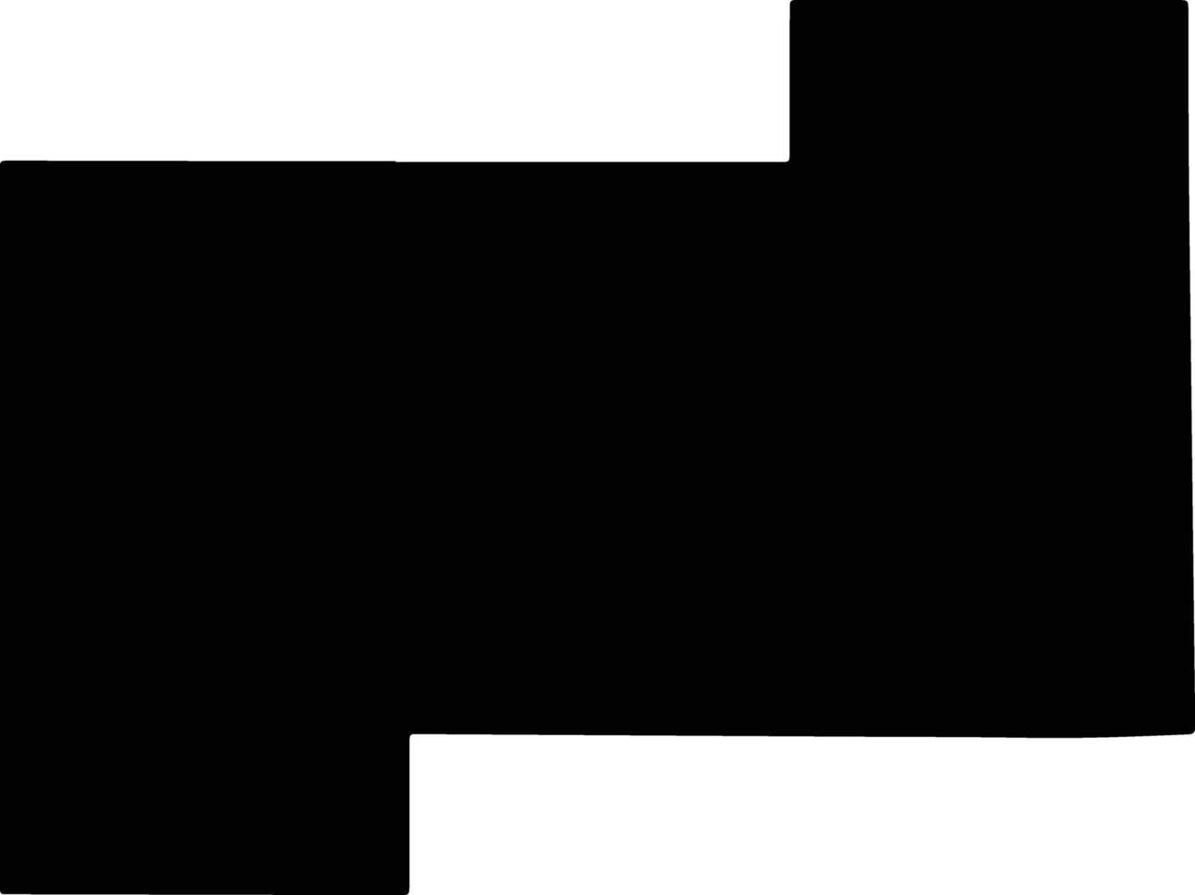 Beckham United States silhouette map vector